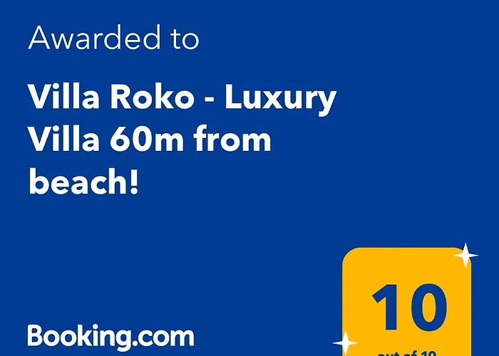 Vila Roko - Luxury 60m From Beach! Zdrelac